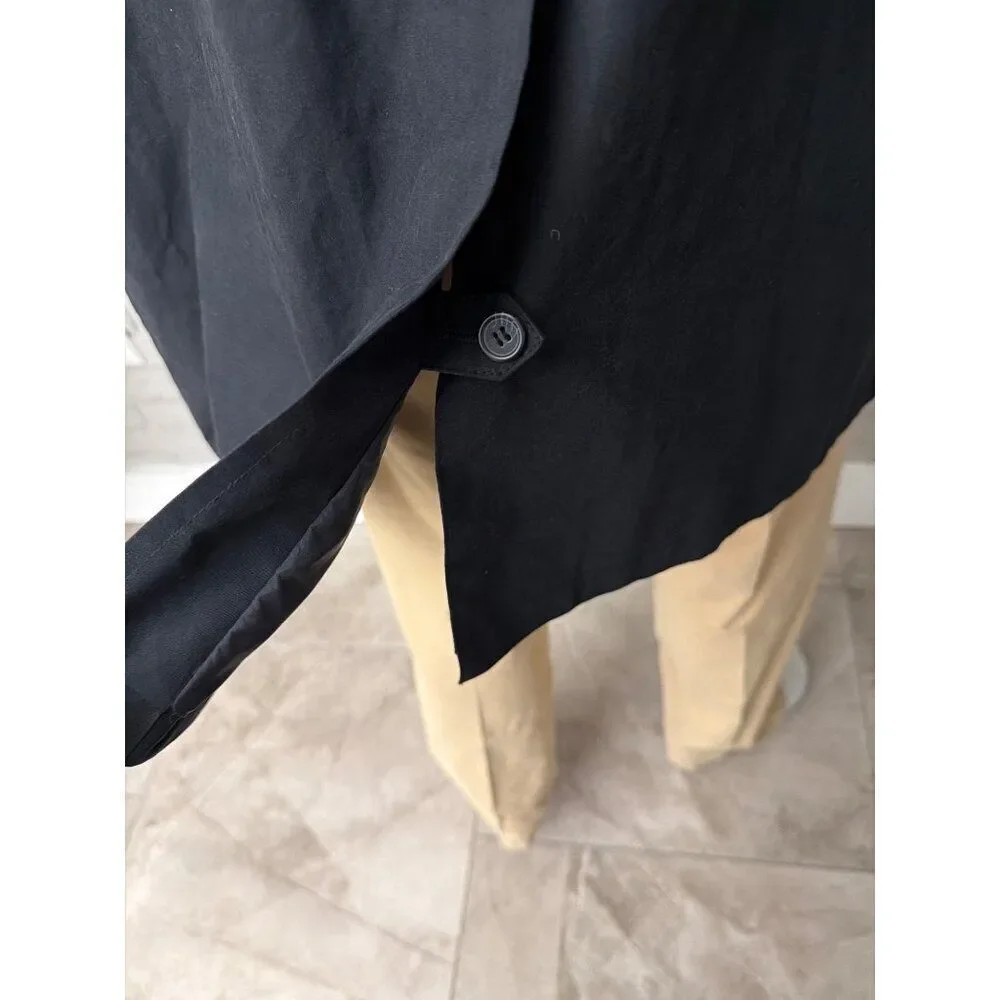 Jos. A. Bank Men’s Black All Weather Trench Raincoat Size 46L